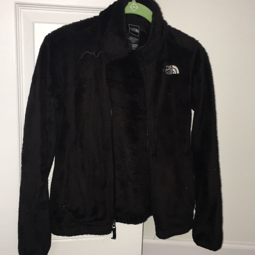North Face Black Zip Up